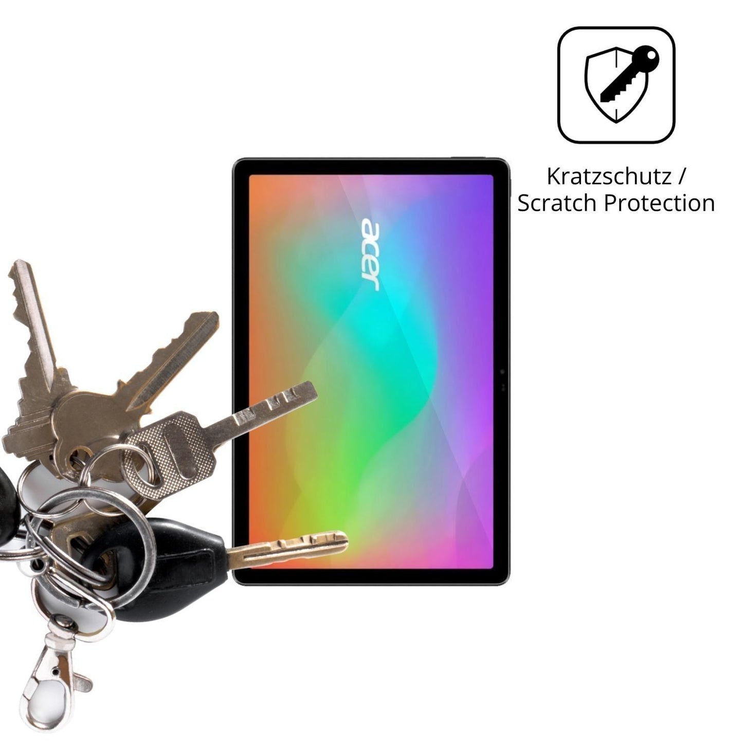2x Schutzfolie klar für Acer Sospiro AS12L Display (4)