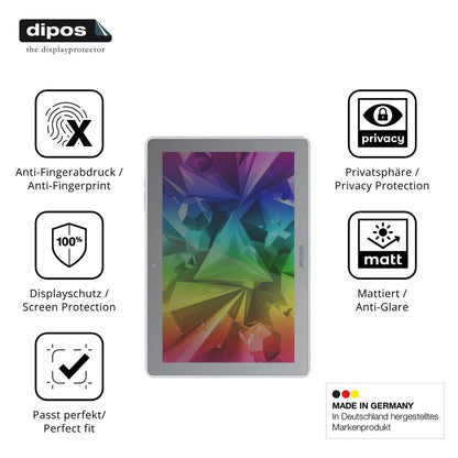 Blickschutzfolie für Archos T101 FHD 4G Ultra matt (5)