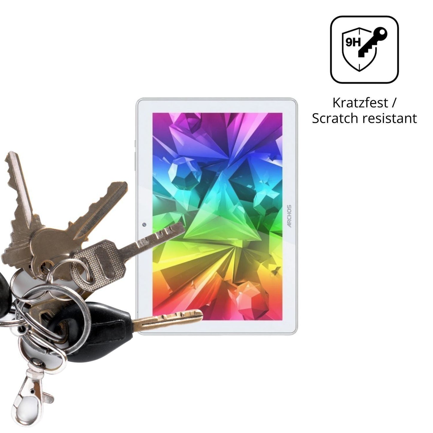 2x 9H Schutzfolie matt für Archos T101 FHD 4G Ultr (3)