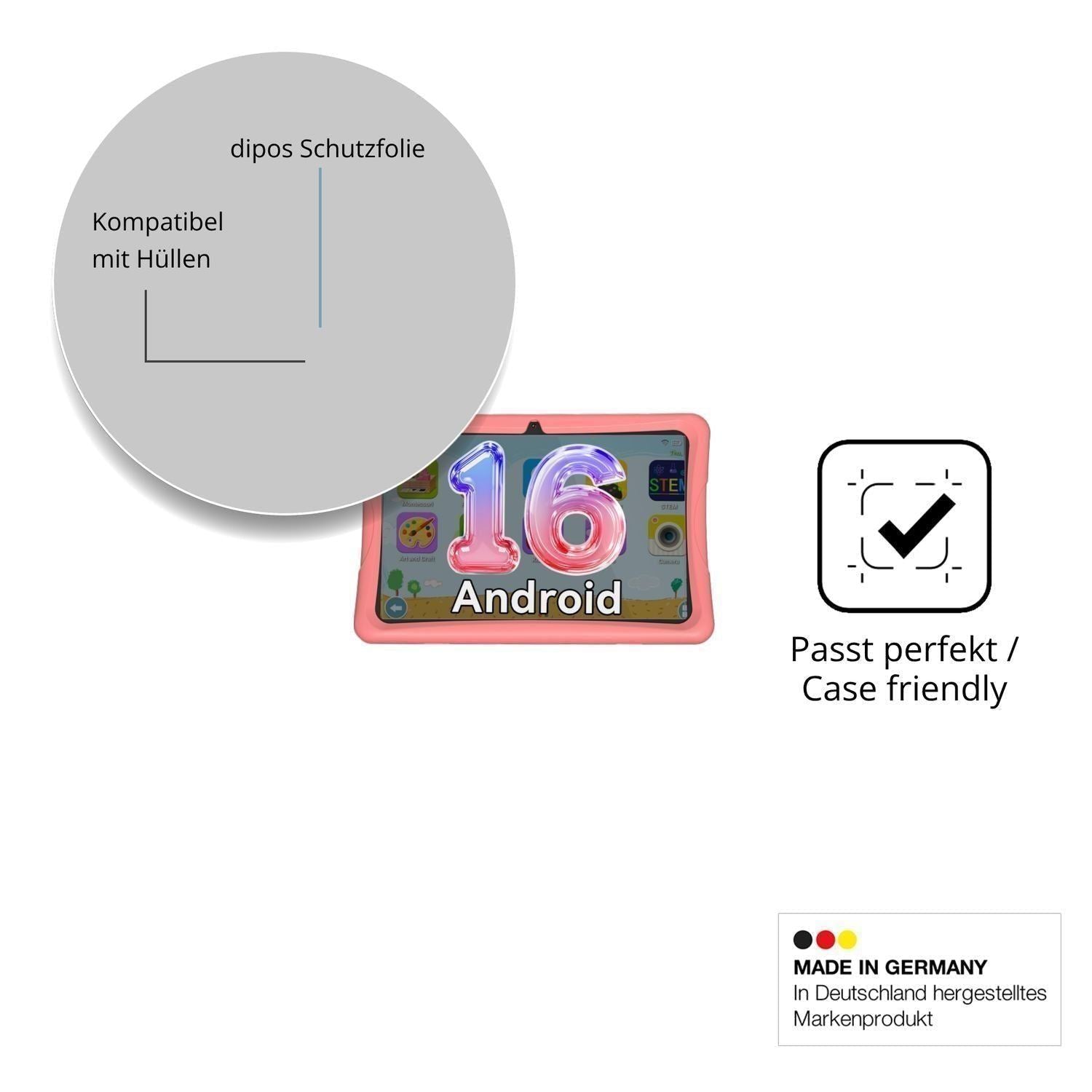2x Schutzfolie klar für VekfulPC K10 Display-Schut (6)