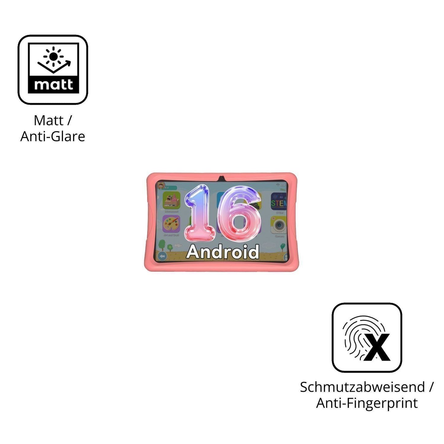 2x Schutzfolie matt für VekfulPC K10 Display-Schut (5)