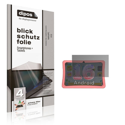 Blickschutzfolie für VekfulPC K10 matt Schutzfolie (1)