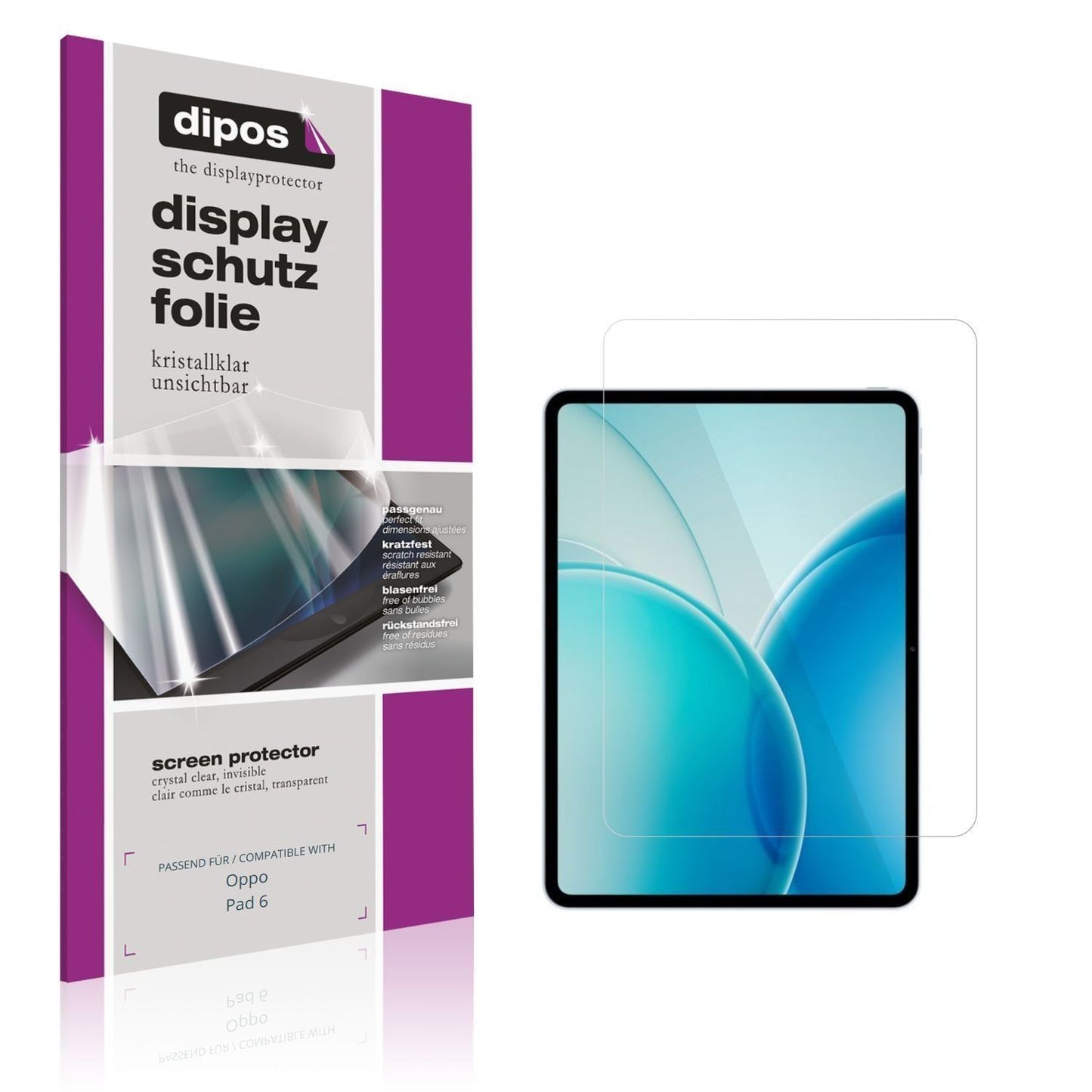 2x Schutzfolie klar für Oppo Pad 6 Display-Schutzf (1)