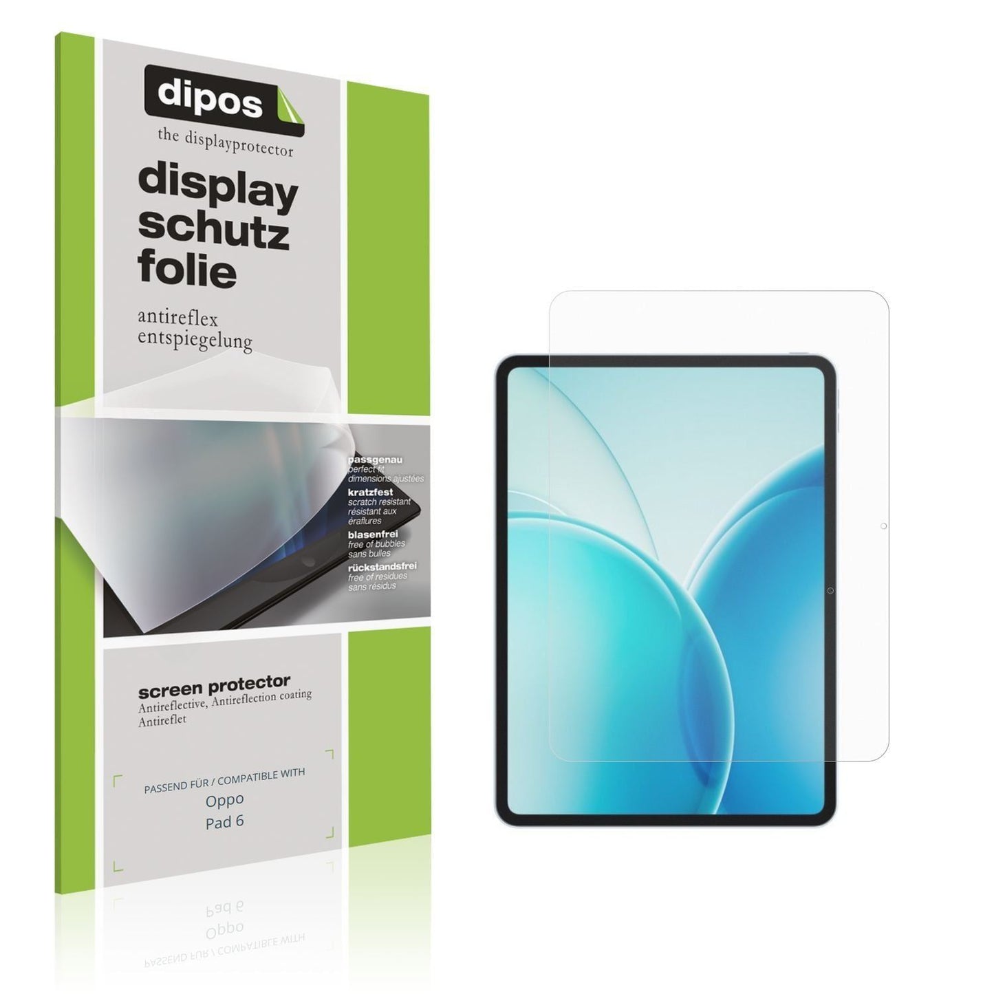 2x Schutzfolie matt für Oppo Pad 6 Display-Schutzf (1)