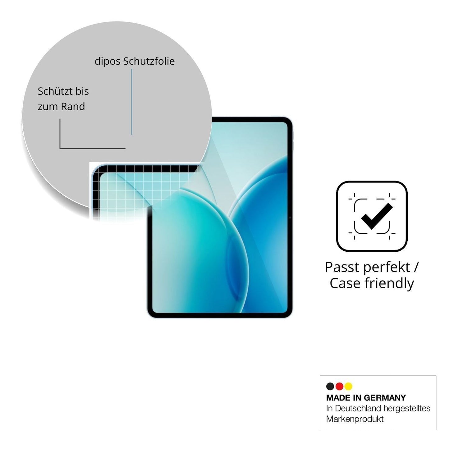 2x 9H Schutzfolie für Oppo Pad 6 Panzerfolie (6)