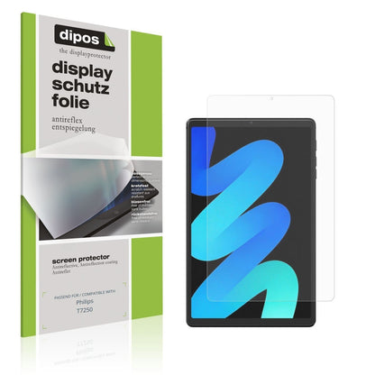 2x Schutzfolie matt für Philips T7250 Display-Schu (1)