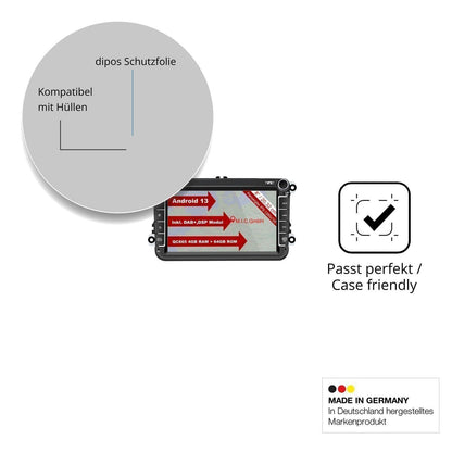 2x Schutzfolie klar für M.I.C. AV8V7-Ultra Display (6)