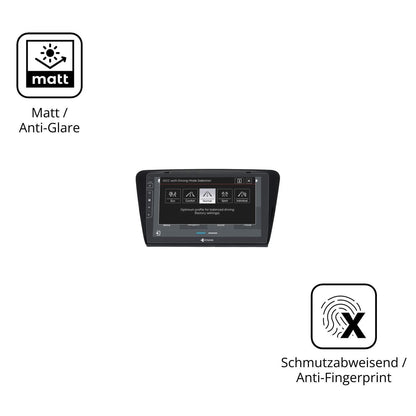 2x Schutzfolie matt für Dynavin D9-7 Premium Flex  (5)