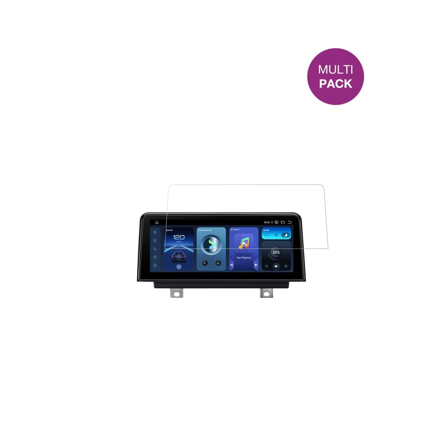 2x Schutzfolie klar für Xtrons QBBH14NBTH Display- (2)
