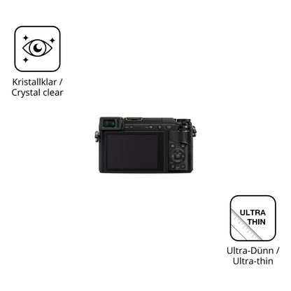 4x Schutzfolie klar für Panasonic GX80 Display-Sch (5)