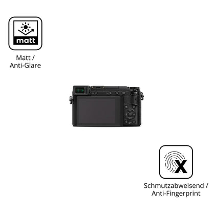 4x Schutzfolie matt für Panasonic GX80 Display-Sch (5)