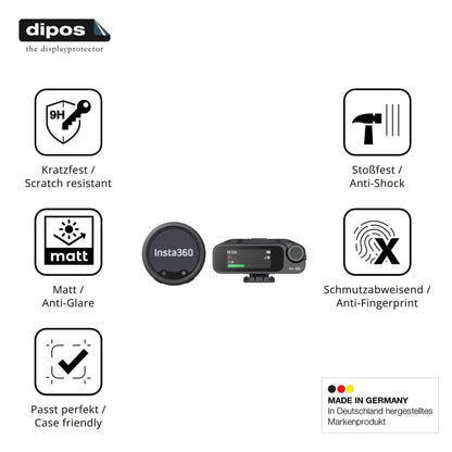 2x 9H Schutzfolie matt für Insta360 Mic Pro TX + R (1)