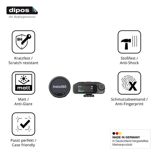 2x 9H Schutzfolie matt für Insta360 Mic Pro TX + R (1)