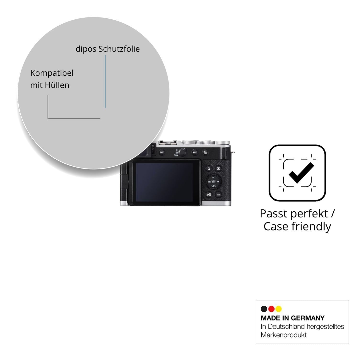 4x Schutzfolie klar für Panasonic Lumix DC-L10 Dis (6)