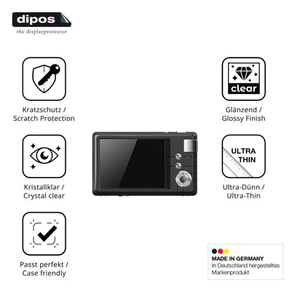 4x Schutzfolie klar für LONGYI WD08 Display-Schutz (7)