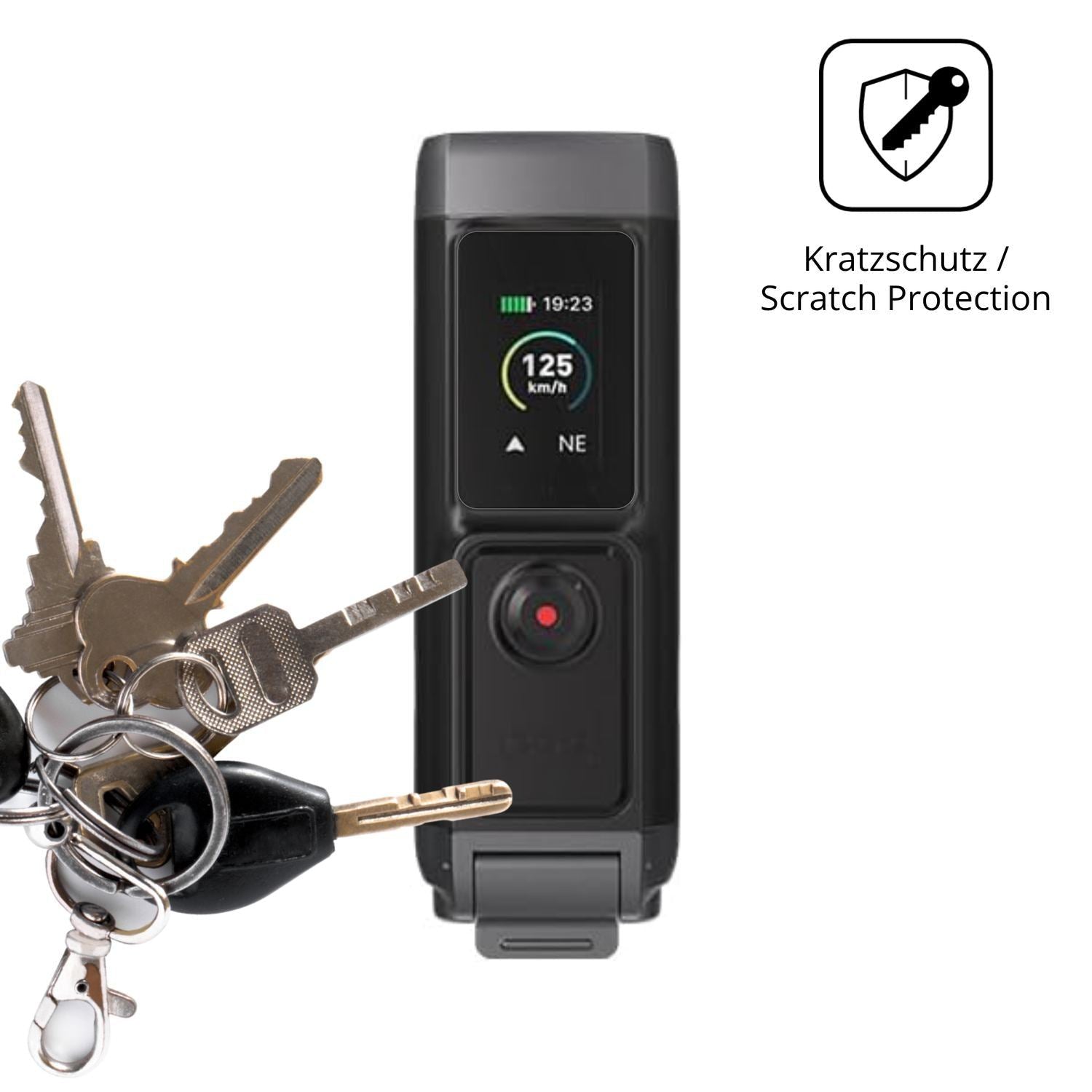 4x Schutzfolie klar für AKEEYO AKY-730 Pro Display (4)