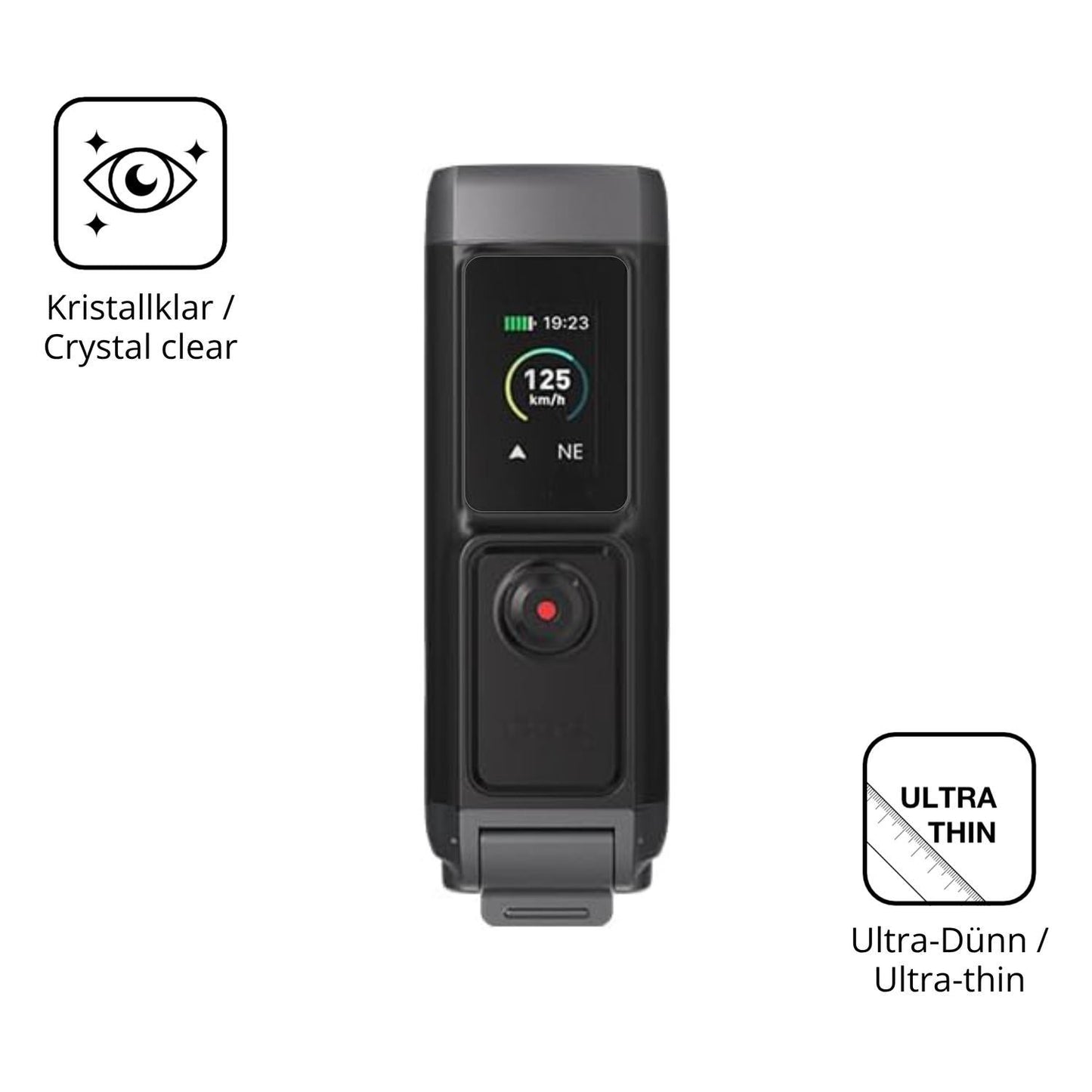4x Schutzfolie klar für AKEEYO AKY-730 Pro Display (5)