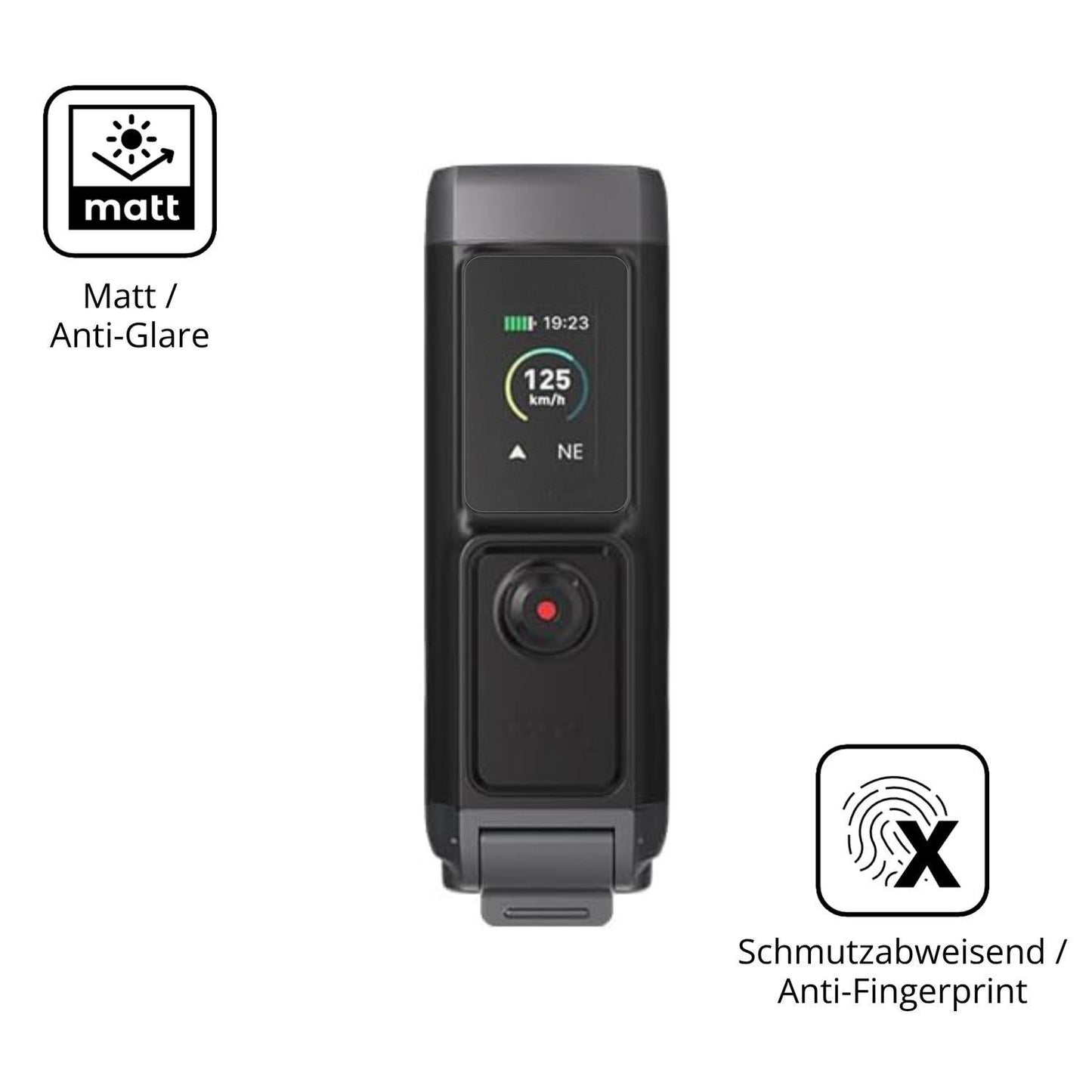 4x Schutzfolie matt für AKEEYO AKY-730 Pro Display (5)
