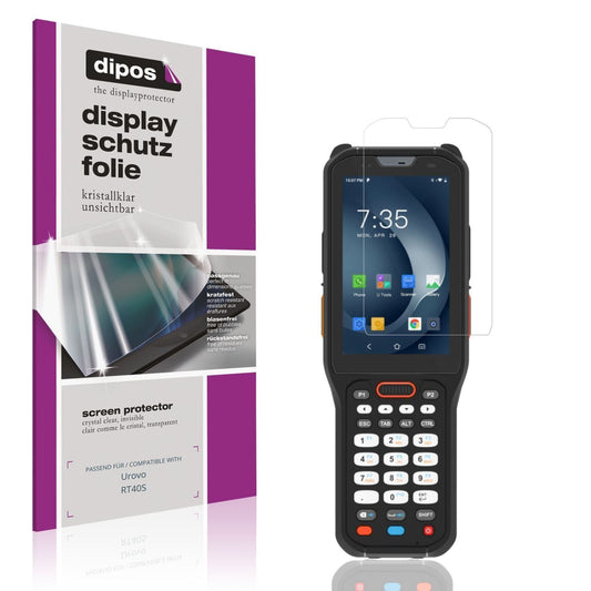 4x Schutzfolie klar für Urovo RT40S Display-Schutz (1)