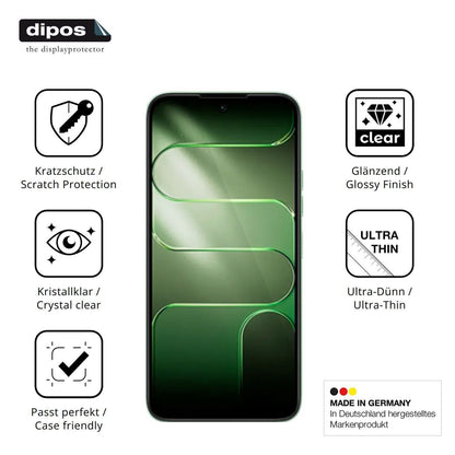 4x Schutzfolie klar für Tecno Pop X 5G Display-Sch (7)