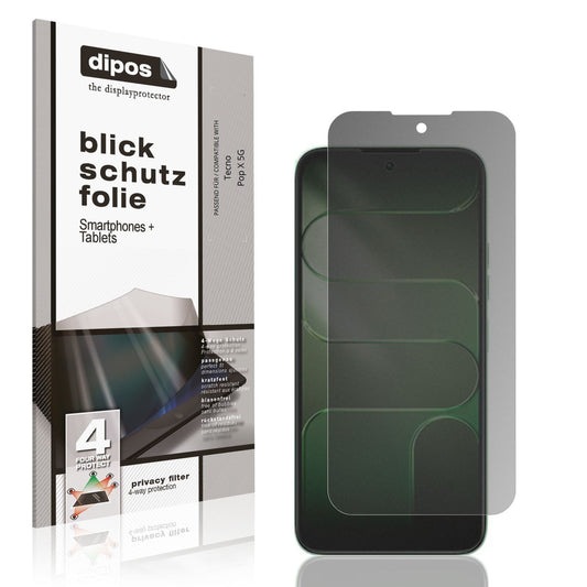 Blickschutzfolie für Tecno Pop X 5G matt Schutzfol (1)