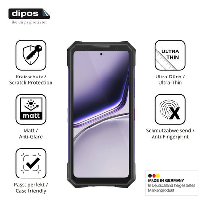 4x Schutzfolie matt für Doogee S300 Plus Thermal D (7)