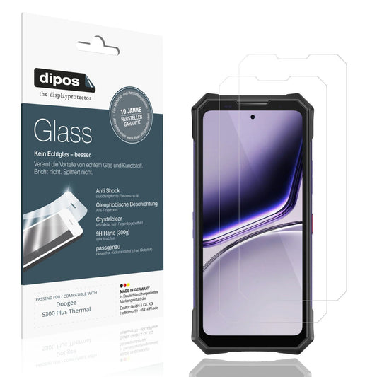 2x 9H Schutzfolie für Doogee S300 Plus Thermal Pan (1)