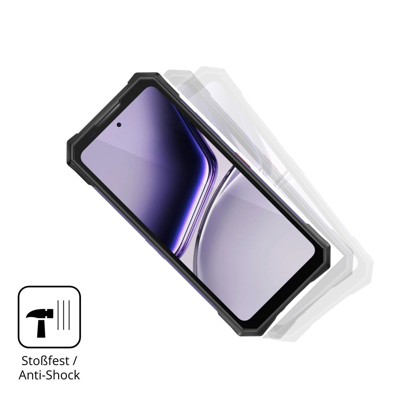 2x 9H Schutzfolie für Doogee S300 Plus Thermal Pan (4)