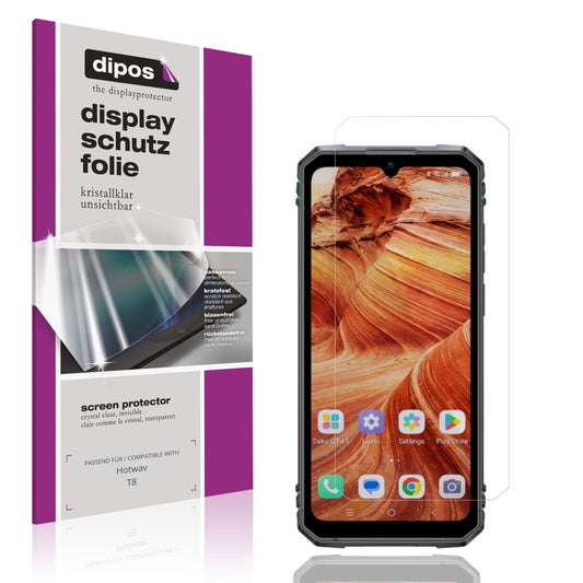 4x Schutzfolie klar für Hotwav T8 Display-Schutzfo (1)