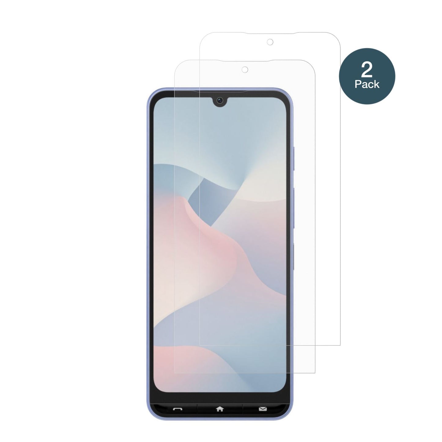 2x 9H Schutzfolie matt für ZTE Kantan Sumaho5 Panz (2)