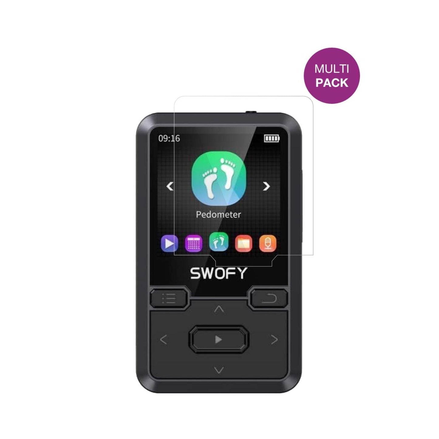 4x Schutzfolie klar für SWOFY M10 Display-Schutzfo (2)