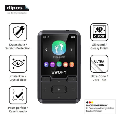 4x Schutzfolie klar für SWOFY M10 Display-Schutzfo (7)
