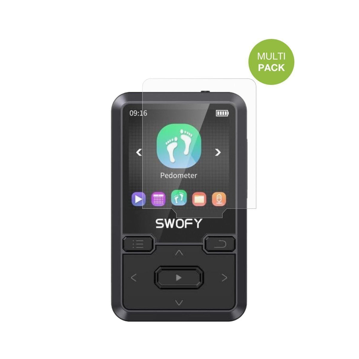 4x Schutzfolie matt für SWOFY M10 Display-Schutzfo (2)