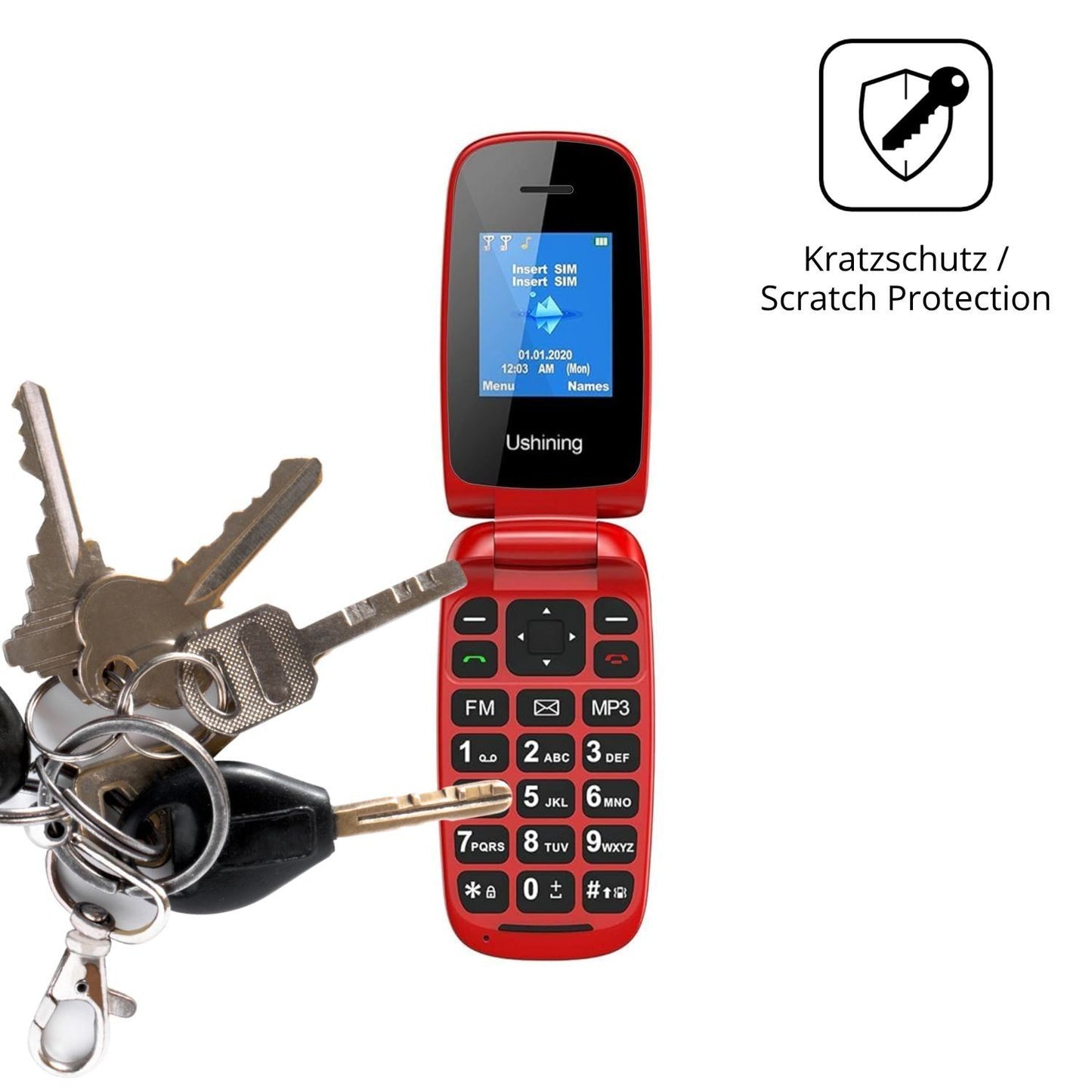 4x Schutzfolie klar für Chakeyake R341 Display-Sch (4)
