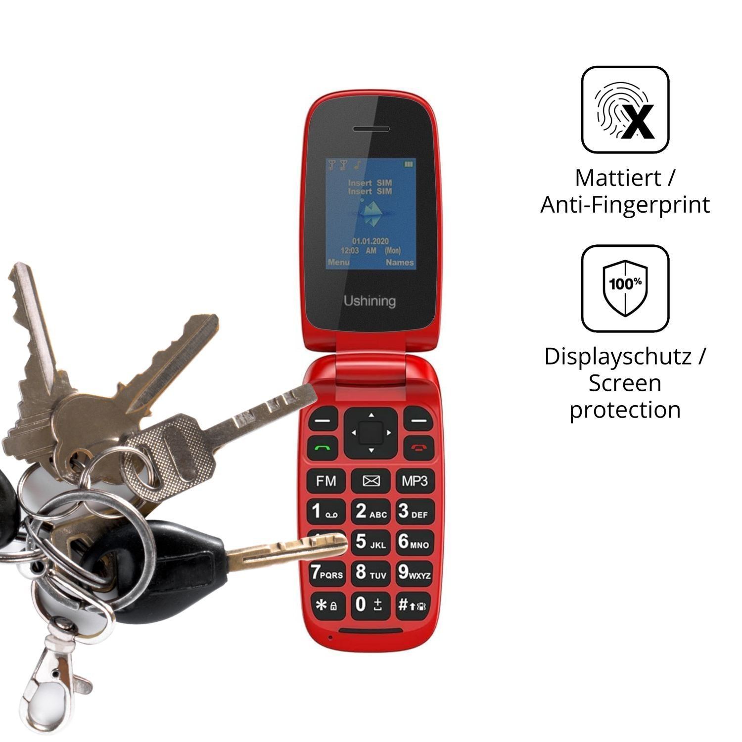 Blickschutzfolie für Chakeyake R341 matt Schutzfol (3)