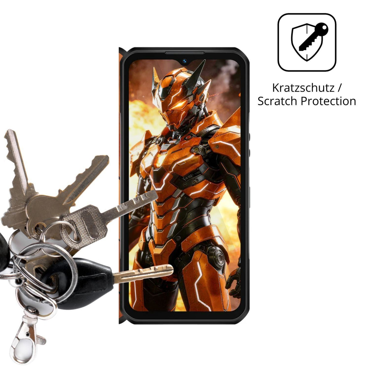 4x Schutzfolie klar für Oukitel WP66 Display-Schut (4)