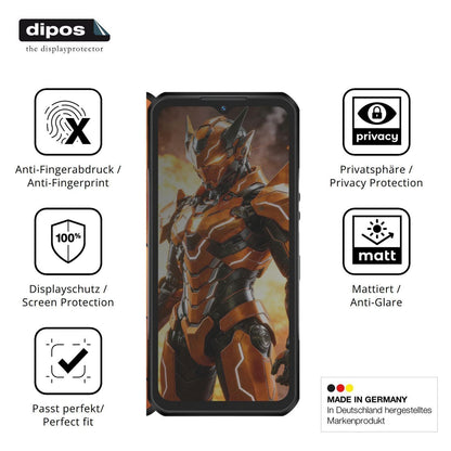 Blickschutzfolie für Oukitel WP66 matt Schutzfolie (5)