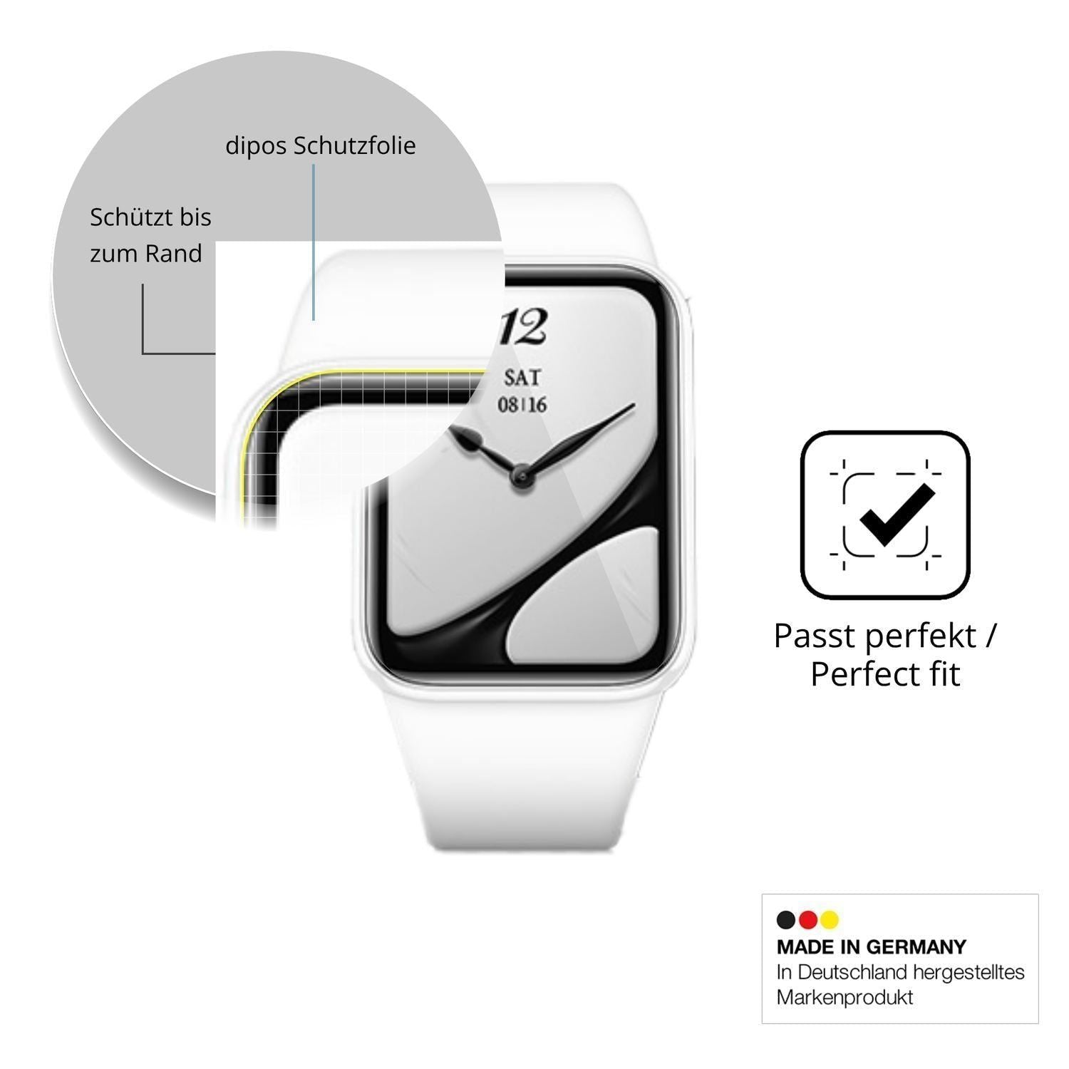 2x 3D Full Cover Schutzfolie für XIAOMI Smart Band (6)