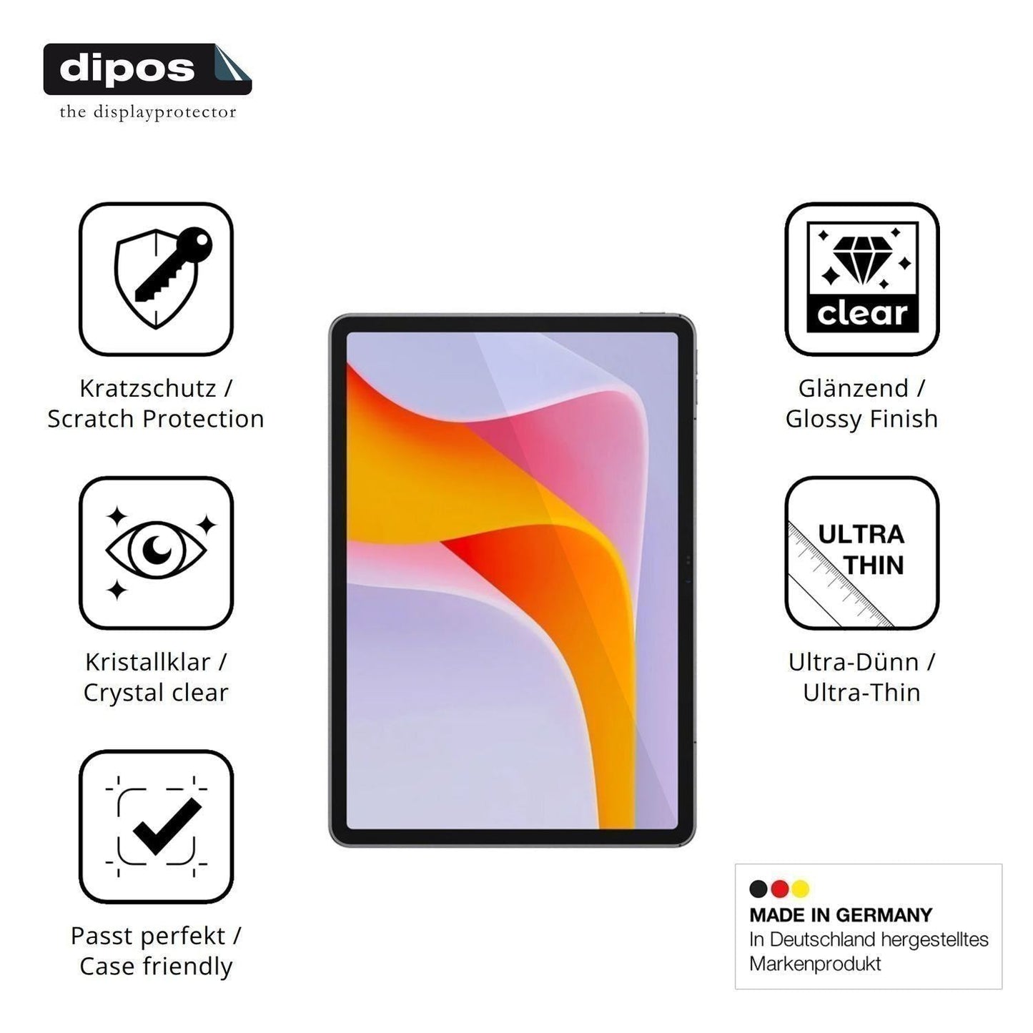 2x Schutzfolie klar für Ulefone Tab A12 Pro Displa (7)