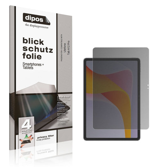 Blickschutzfolie für Ulefone Tab A12 Pro matt Schu (1)
