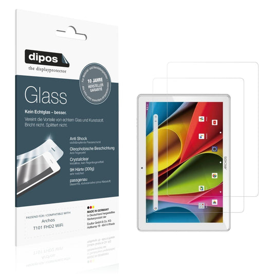2x 9H Schutzfolie für Archos T101 FHD2 WiFi Panzer (1)