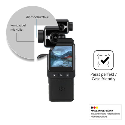 4x Schutzfolie matt für Zymblingst Mini Body-Cam 4 (6)