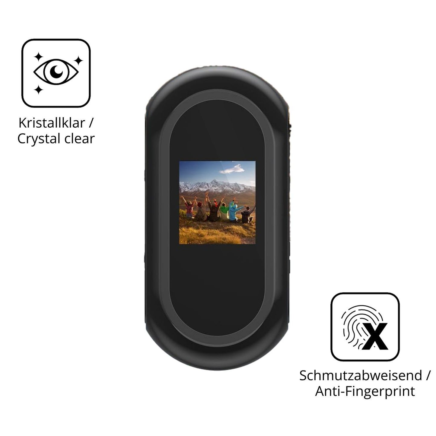2x 9H Schutzfolie für Kaelera Mini Action Cam 2K P (5)