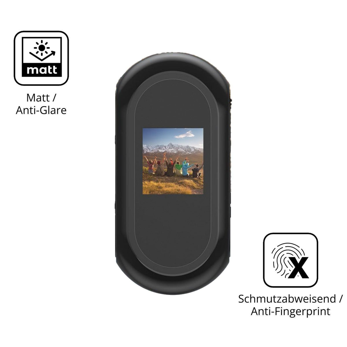 2x 9H Schutzfolie matt für Kaelera Mini Action Cam (5)