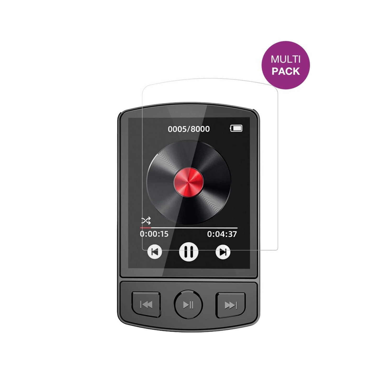 4x Schutzfolie klar für GOMETY WMM207-MP3 Display- (2)