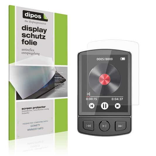 4x Schutzfolie matt für GOMETY WMM207-MP3 Display- (1)