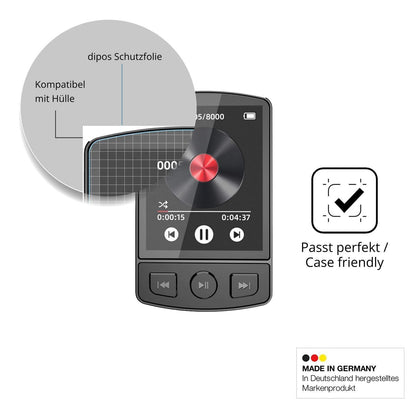 4x Schutzfolie matt für GOMETY WMM207-MP3 Display- (6)