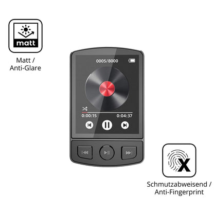 2x 9H Schutzfolie matt für GOMETY WMM207-MP3 Panze (5)