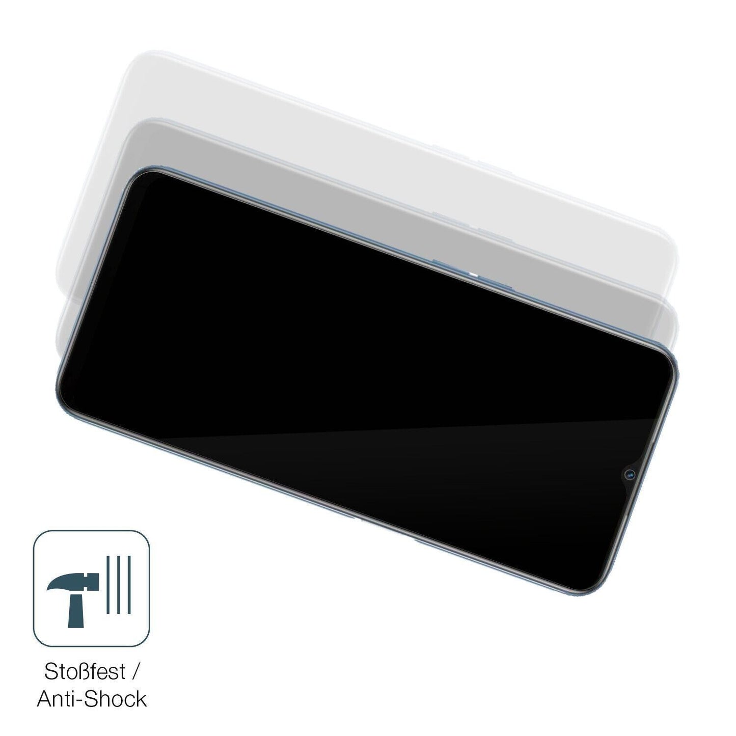 1x 9H Schutzfolie für OPPO A16 Panzerfolie (4)