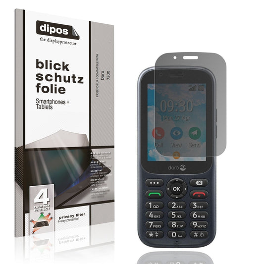 Blickschutzfolie für Doro 730X matt Schutzfolie Pr (1)